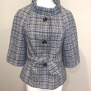 The Limited black and white dress jacket